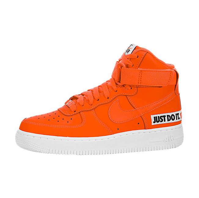 Nike Women Air Force 1 High LX (Just Do It) - Total Orange / White