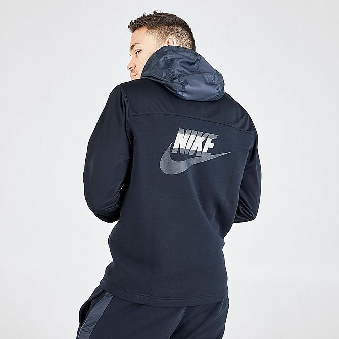 Men's Nike Sportswear Mixed Fleece Full-Zip Hoodie
