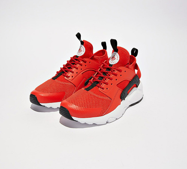 Nike Junior Air Huarache Run Ultra Trainer | Habanero Red / White