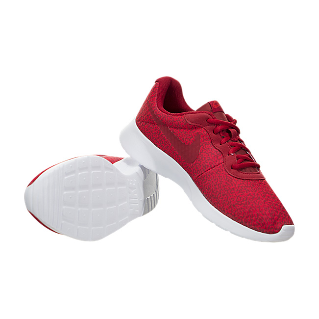 Nike Tanjun Print - Gym Red / Gym Red-Action Red-White