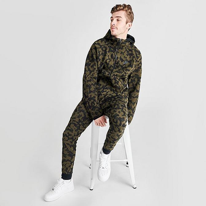 Men's Nike Sportswear Allover Print Tech Fleece Full-Zip Hoodie