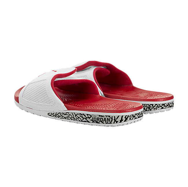 Air Jordan Hydro III - White / Fire Red