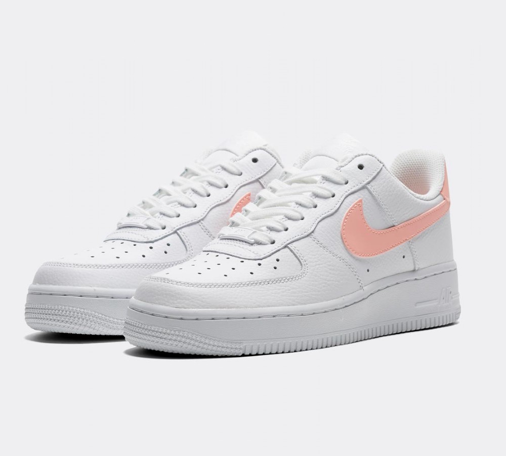 Nike Womens Air Force 1 '07 Trainer - White / Oracle Pink / White