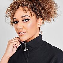 Women's Nike Sportswear Swoosh Short-Sleeve Half-Zip Mock Neck Top