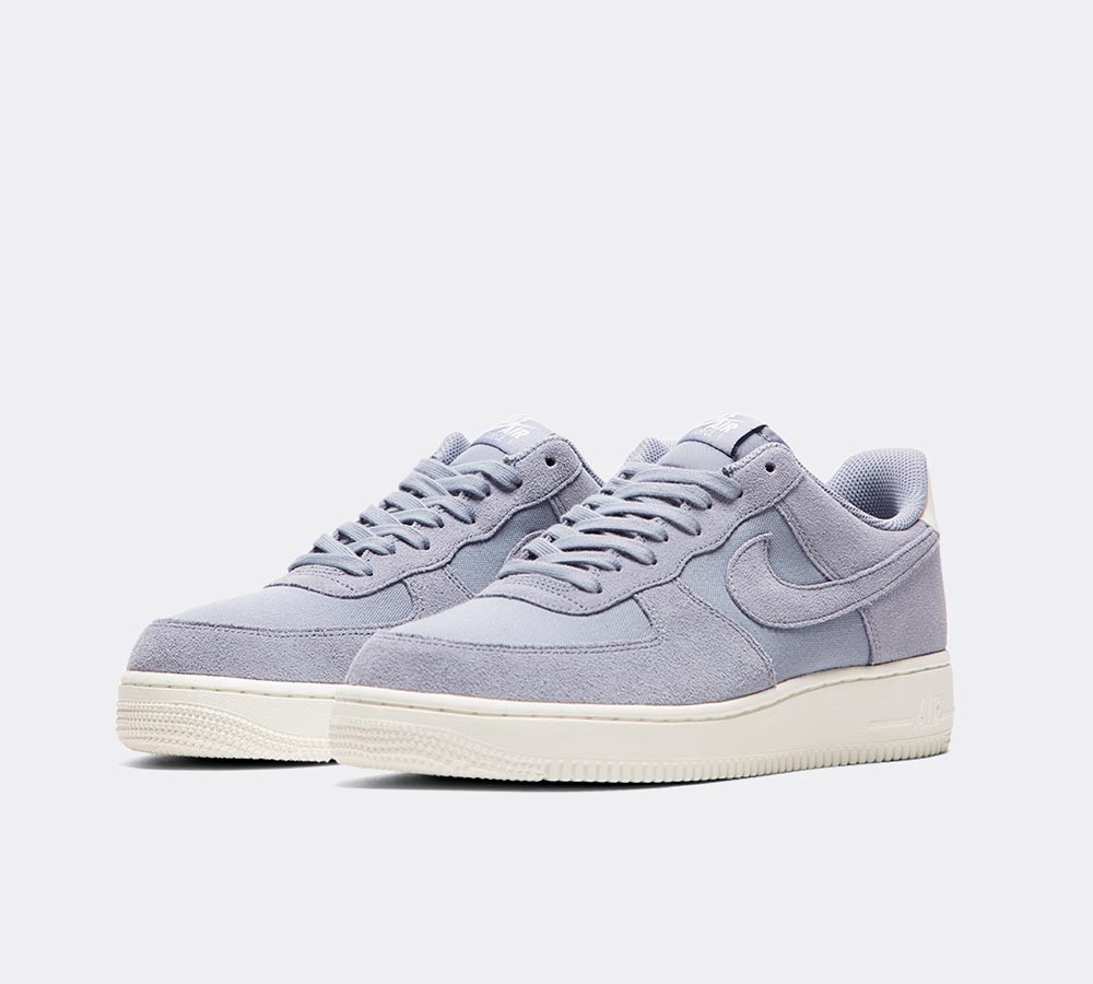 Nike Air Force 1 '07 Suede Trainer - Ashen Slate / Ashen Slate