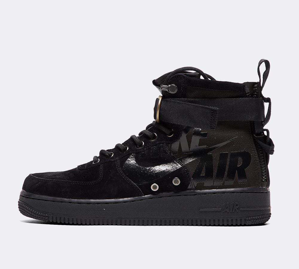Nike SF Air Force 1 Mid Trainer - Black / Grey