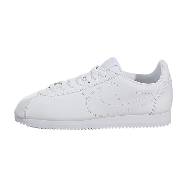 Nike Women Classic Cortez Leather - White / White