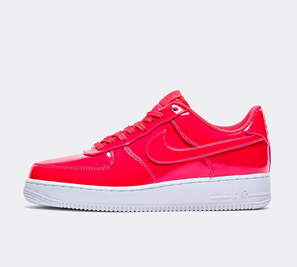 Nike Air Force 1 '07 LV8 UV Trainer - Siren Red / White