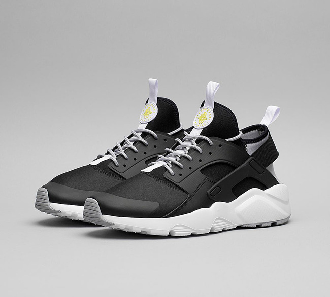 Nike Air Huarache Run Ultra Trainer | Black / Grey / White