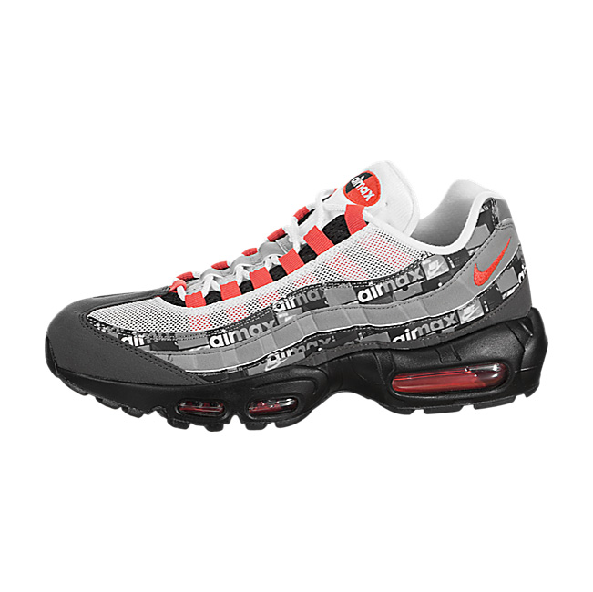 Nike Air Max 95 Print - Black / Bright Crimson