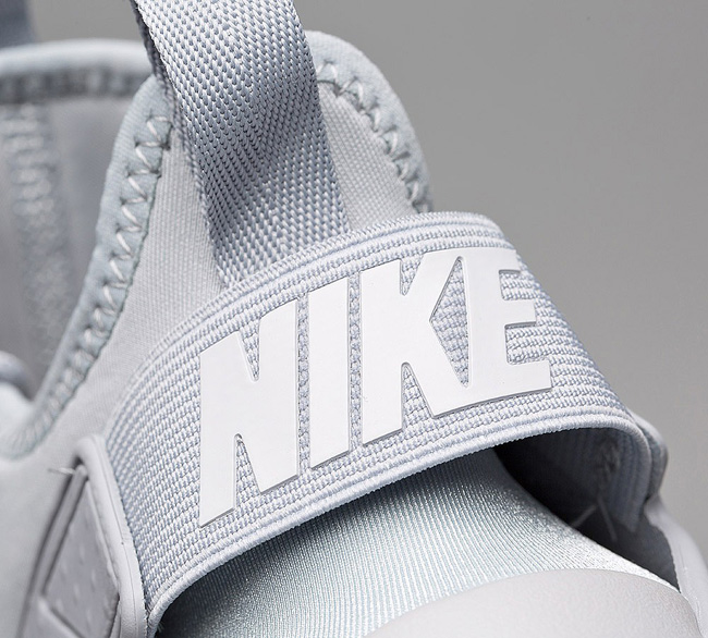 Nike Junior Air Huarache Drift Trainer | Wolf Grey / White