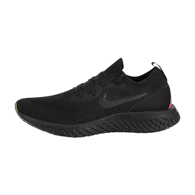 Nike Epic React Flyknit (Be True) - Black / Black-Pink Blast-Purple Pulse