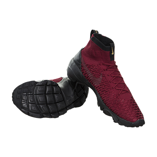 Nike Air Footscape Magista Flyknit FC - Team Red / Black-Team Red-Metallic Gold
