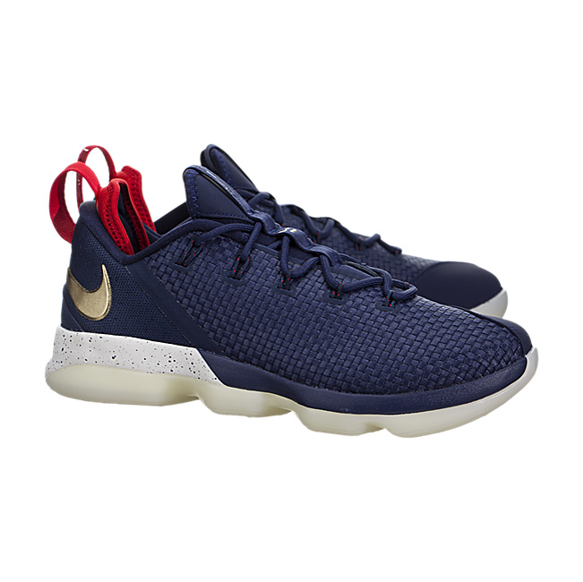 Nike LeBron XIV Low - Midnight / Metallic Gold