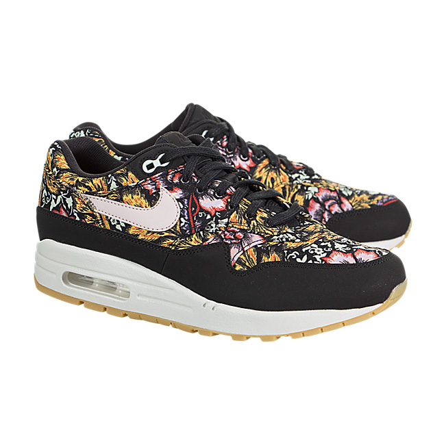 Nike Women Air Max 1 QS (Floral) - Black / Silt Red-Summit White