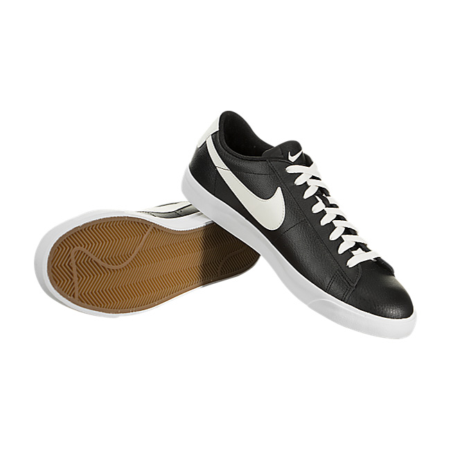 Nike Blazer Low Leather - Black / Sail-Gum Medium Brown