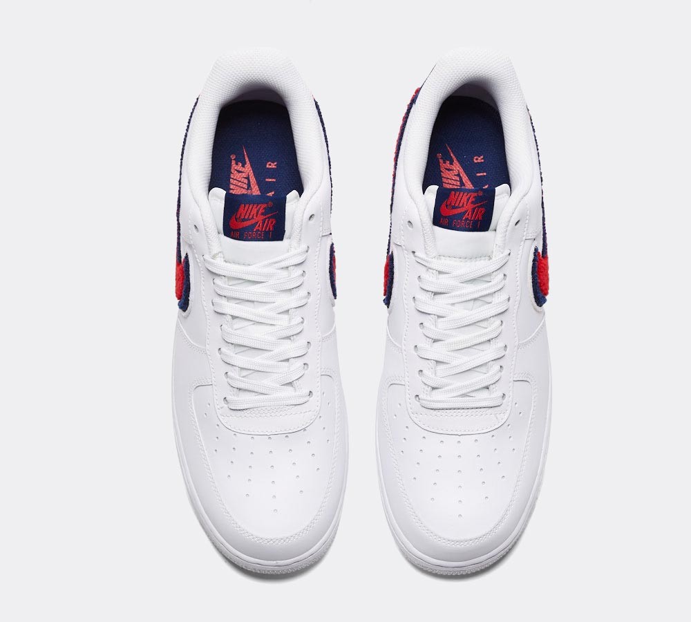 Nike Air Force 1 LV8 Trainer - White / Red / Blue
