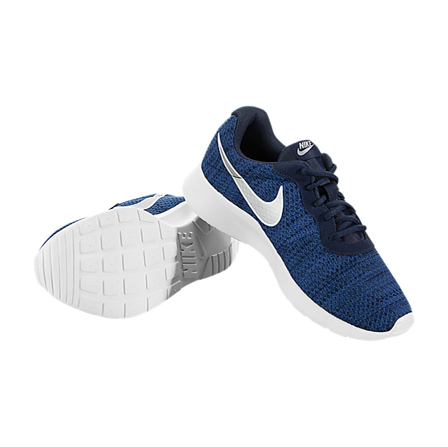 Nike Tanjun Premium - Midnight Navy / Metallic Silver