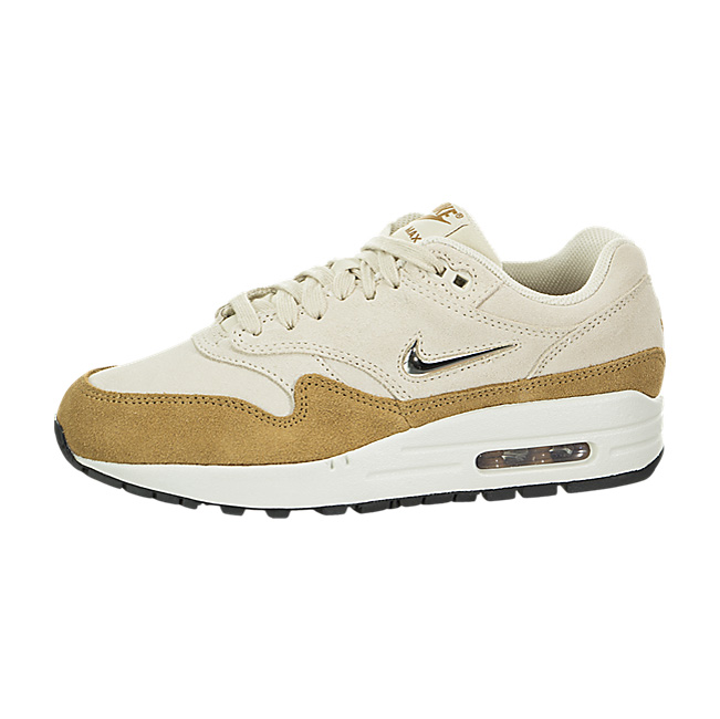 Nike Women Air Max 1 Premium SC - Beach / Metallic Gold Grain-Muted Bronze