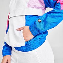 Women's Champion Mixed Media Quarter-Zip Windbreaker Jacket