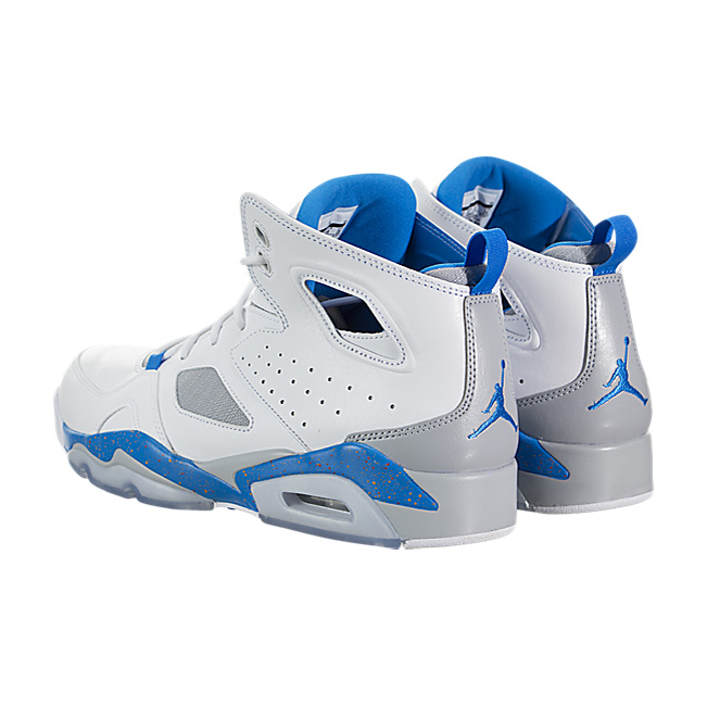 Air Jordan Flight Club 91 - White / Photo Blue-Wolf Grey-Team Orange
