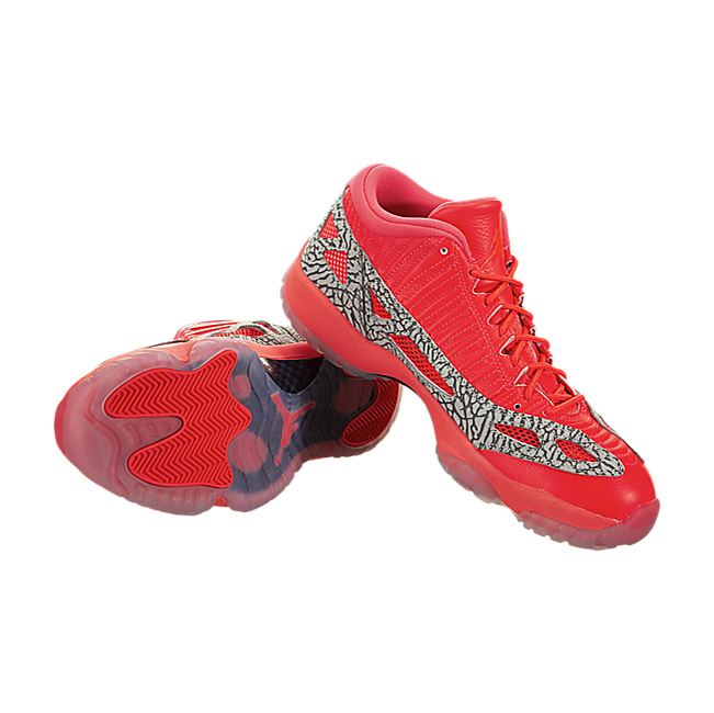 Air Jordan XI (11) Retro Low IE (Highlighter) - Flash Crimson