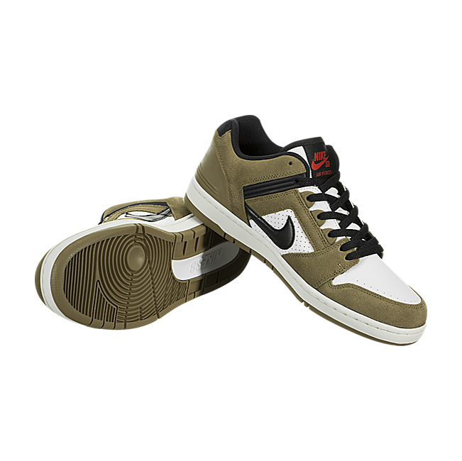 Nike SB Air Force II Low (Escape) - Lichen Brown / Black-White-Phantom