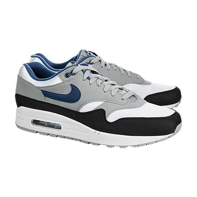 Nike Air Max 1 - White / Gym Blue-Light Pumice