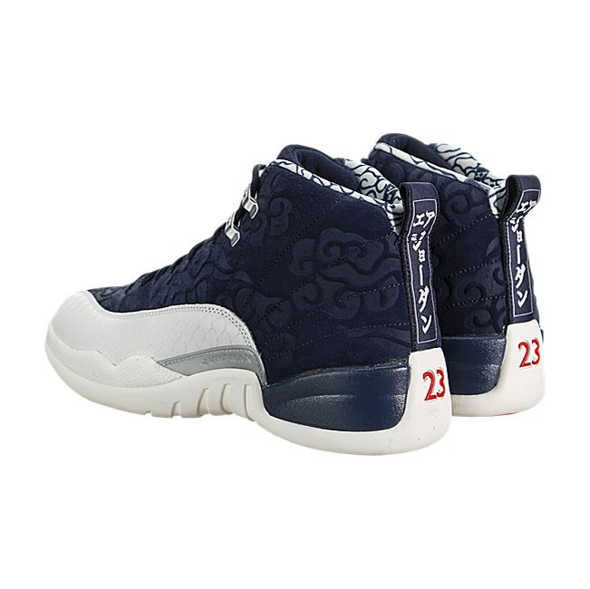 Air Jordan XII (12) Retro Premium ( International Flight) - College Navy / University Red-Sail