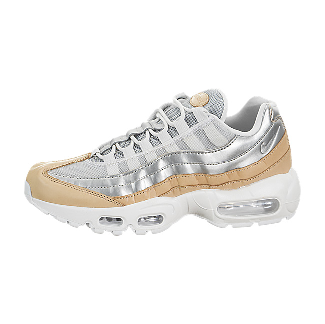 Nike Women Air Max 95 SE Premium - Pure Platinum / Metallic Silver
