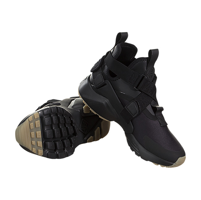 Nike Women Air Huarache City - Black / Black-Dark Grey