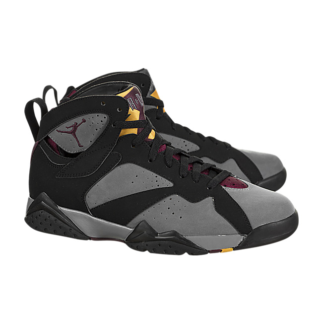 Air Jordan VII (7) Retro (Bourdeax) (2011) - Black / Light Graphite-Bordeaux