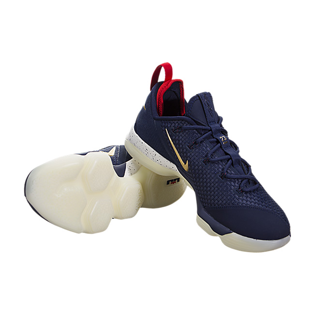 Nike LeBron XIV Low - Midnight / Metallic Gold