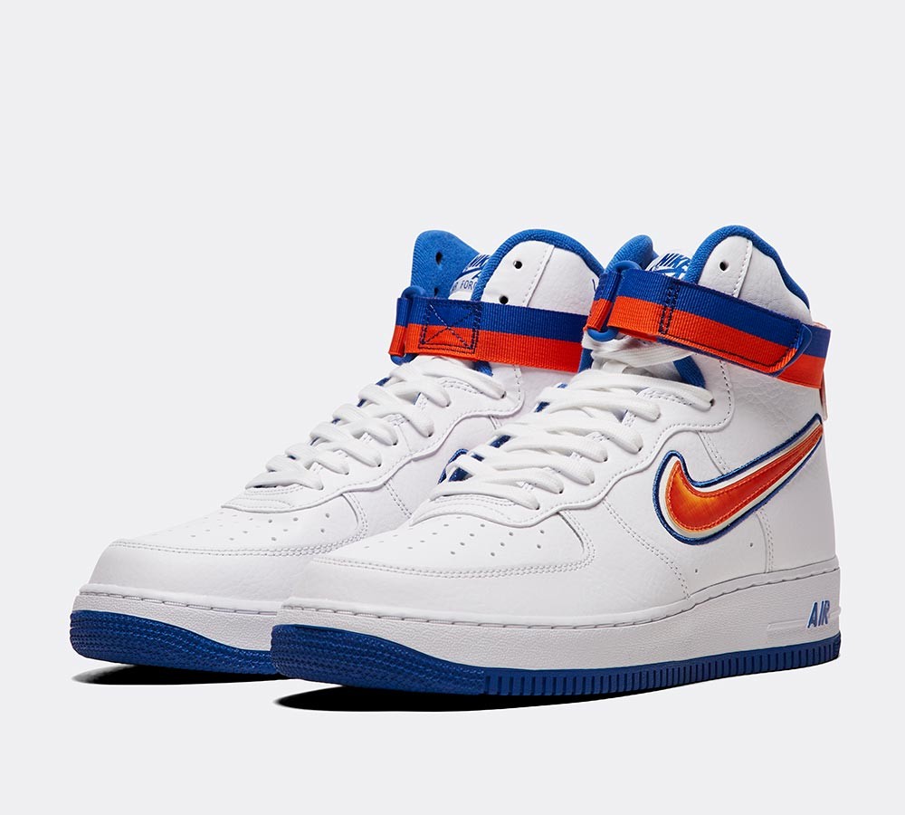 Nike Air Force 1 High '07 LV8 Sport Trainer - White / Team Orange / Game Royal