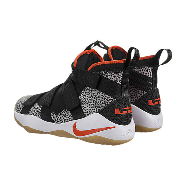 Nike Lebron Soldier XI SFG (Safari) - Black / Team Orange-White