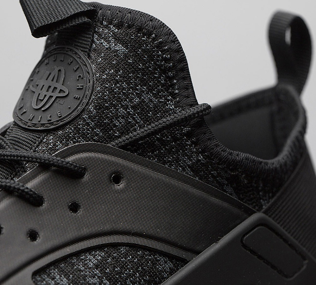 Nike Air Huarache Run Ultra Trainer | Black / Black / Black / Black