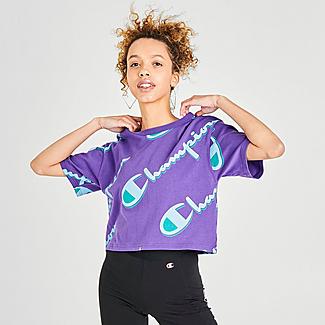 Women's Champion Allover Print Crop T-Shirt