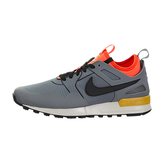 Nike Women Air Pegasus 89 Tech SI - Cool Grey / Black-Total Crimson-Gold Dart