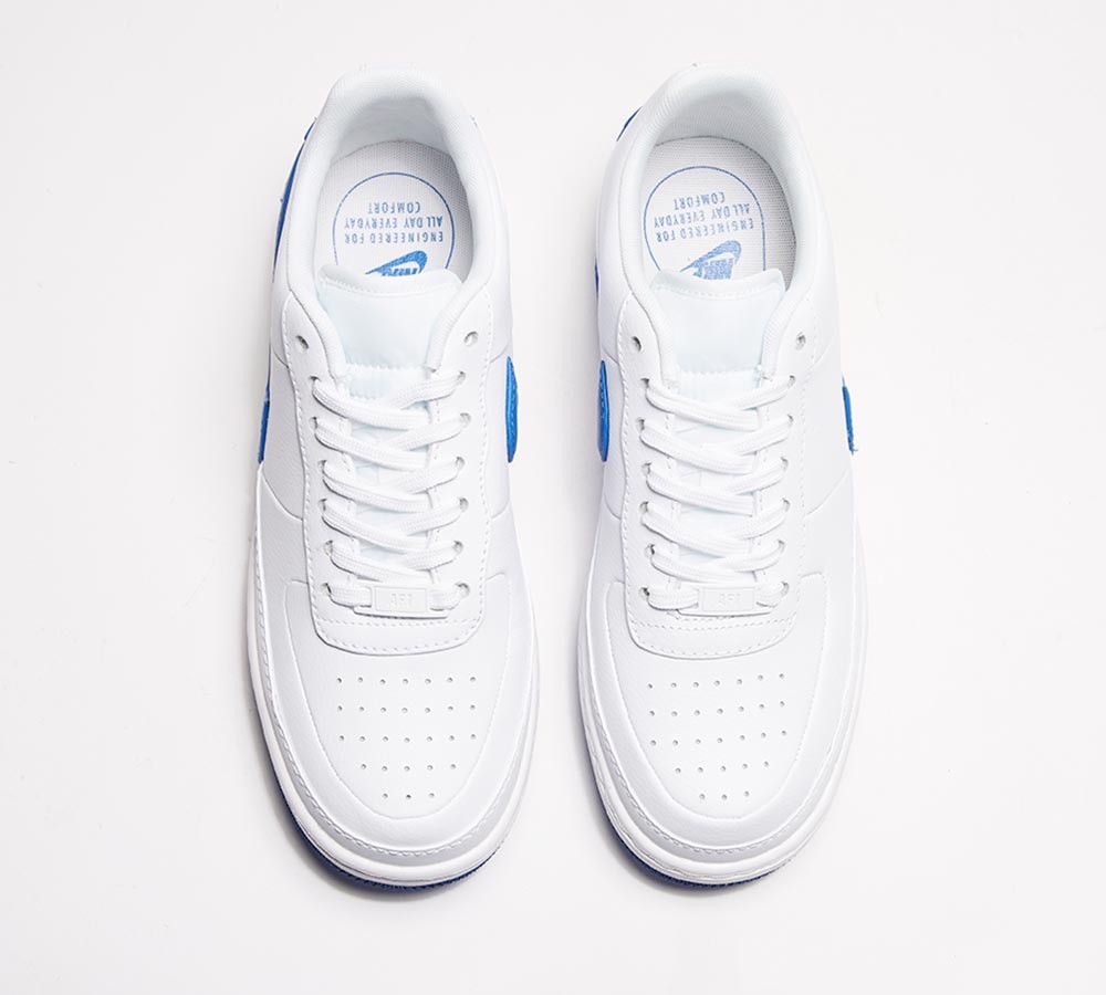 Nike Womens Air Force 1 Jester XX Trainer - White / Game Royal