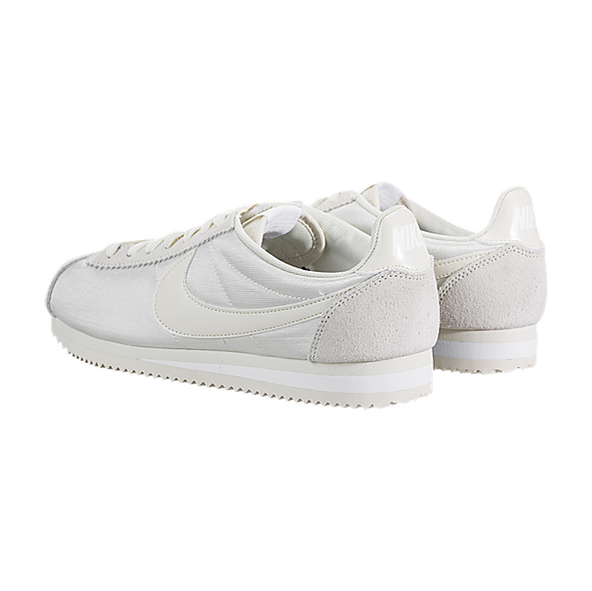 Nike Women Classic Cortez Nylon - Fossil / White