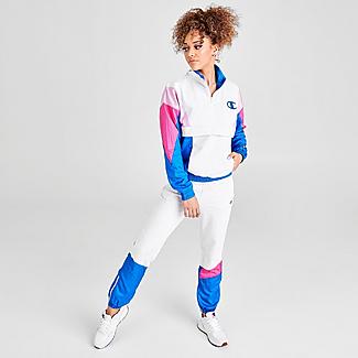 Women's Champion Mixed Media Quarter-Zip Windbreaker Jacket