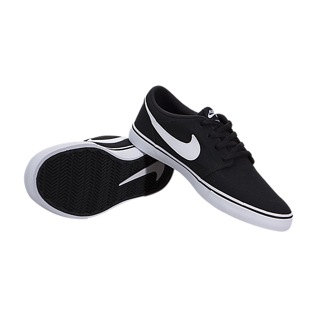 Nike SB Portmore II Solar Canvas - Black / White