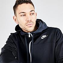 Men's Nike Sportswear Mixed Fleece Full-Zip Hoodie