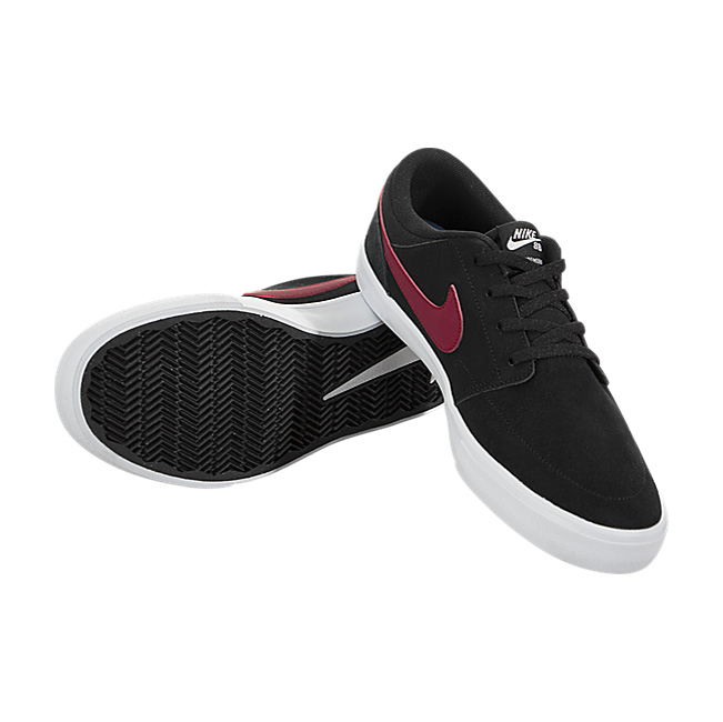 Nike SB Portmore II Solar - Black / Red Crush-White