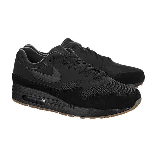 Nike Air Max 1 - Black / Gum Medium Brown