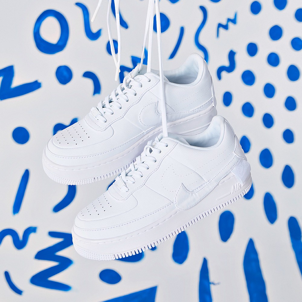 Nike Womens Air Force 1 Jester XX Trainer - White / White