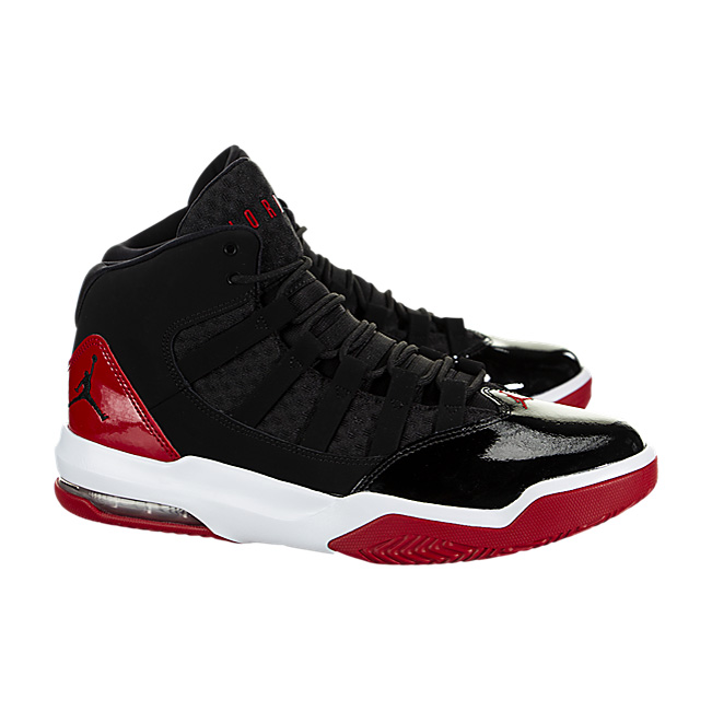 Jordan Max Aura - Black / Black-Gym Red-White