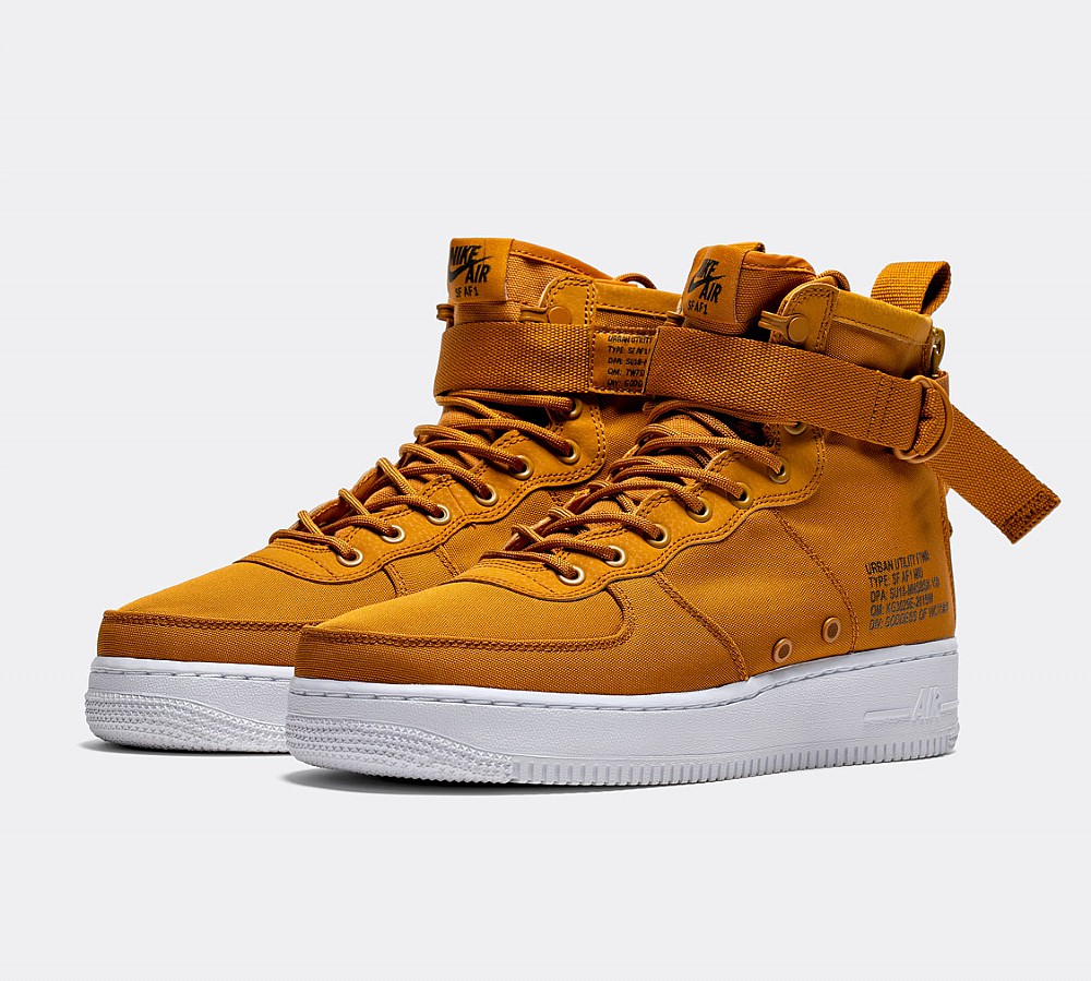 Nike SF Air Force 1 Mid Trainer - Desert Ochre / Sequoia