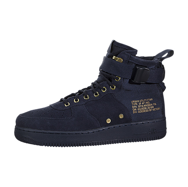 Nike SF Air Force 1 Mid - Obsidian / Obsidian-Black