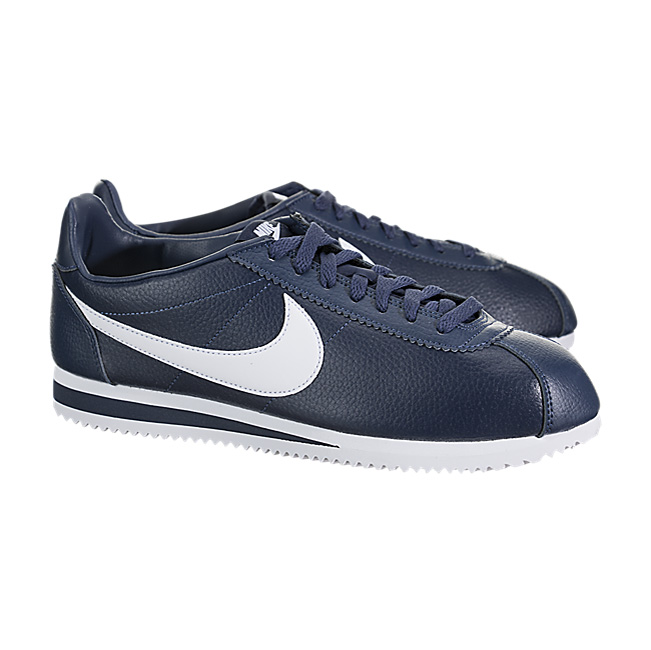 Nike Classic Cortez Leather - Midnight Navy / White